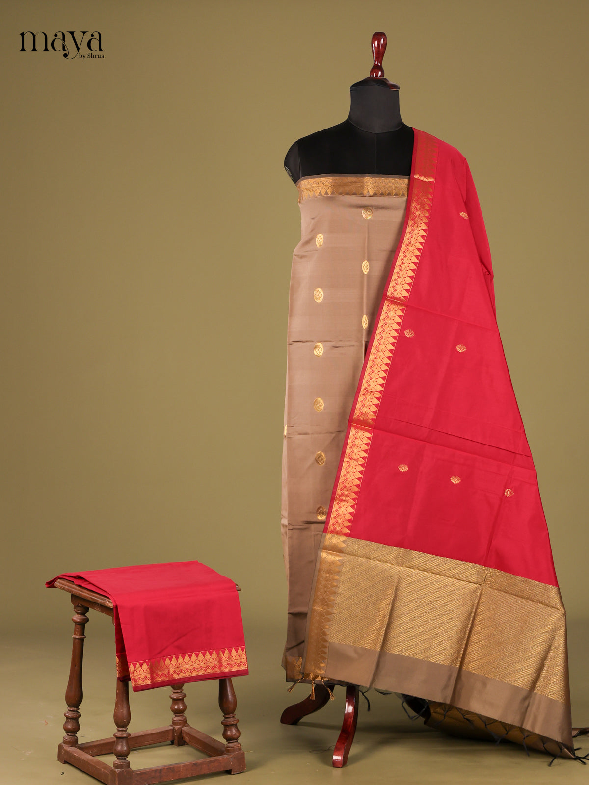 semi softsilk salwar - MEG18073