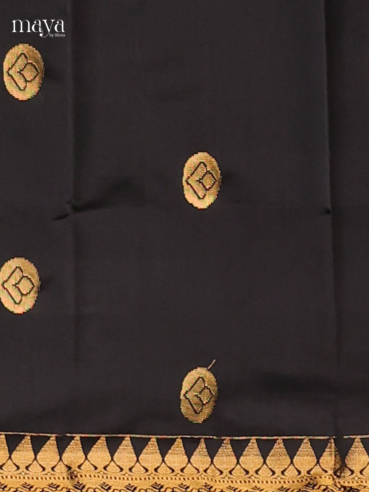 Beautiful Black semi softsilk salwar unstitch with Red Dupatta