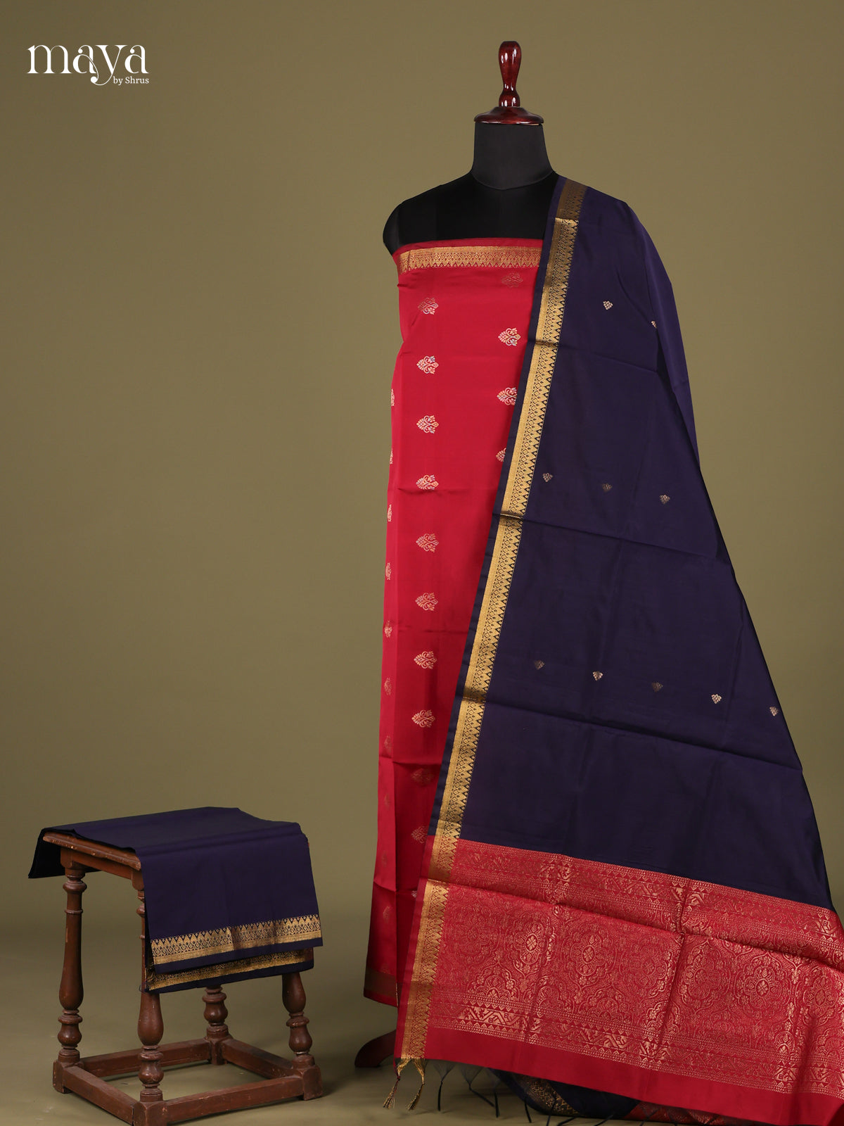 semi softsilk salwar - MEG18114