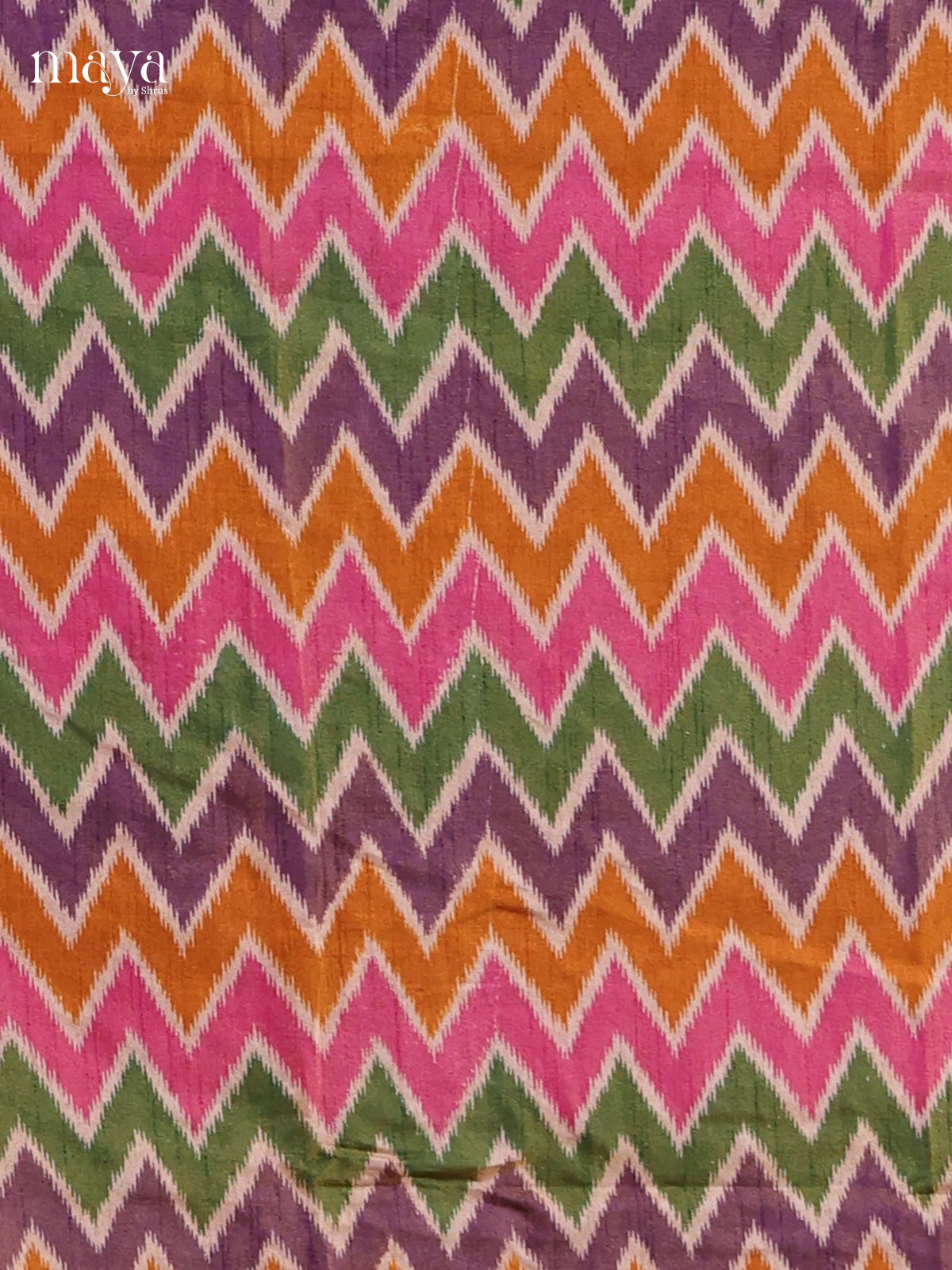 Multicolor & Pink- semi patola salwar Unstitched