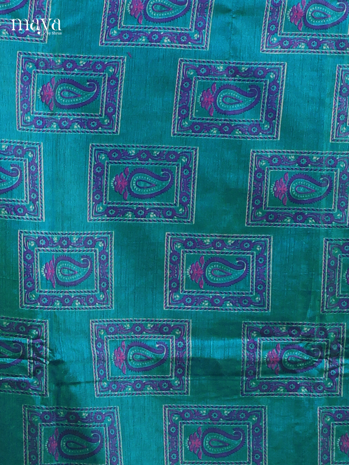 Green & Purple- Semi patola salwar Unstitched