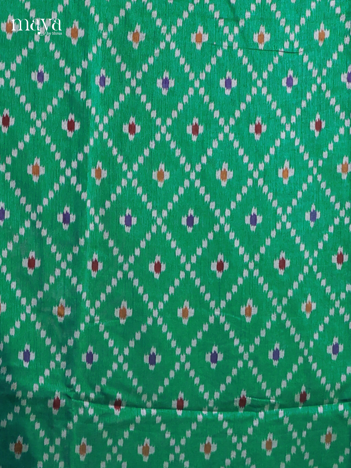 Green & Purple - Semi patola salwar Unstitched