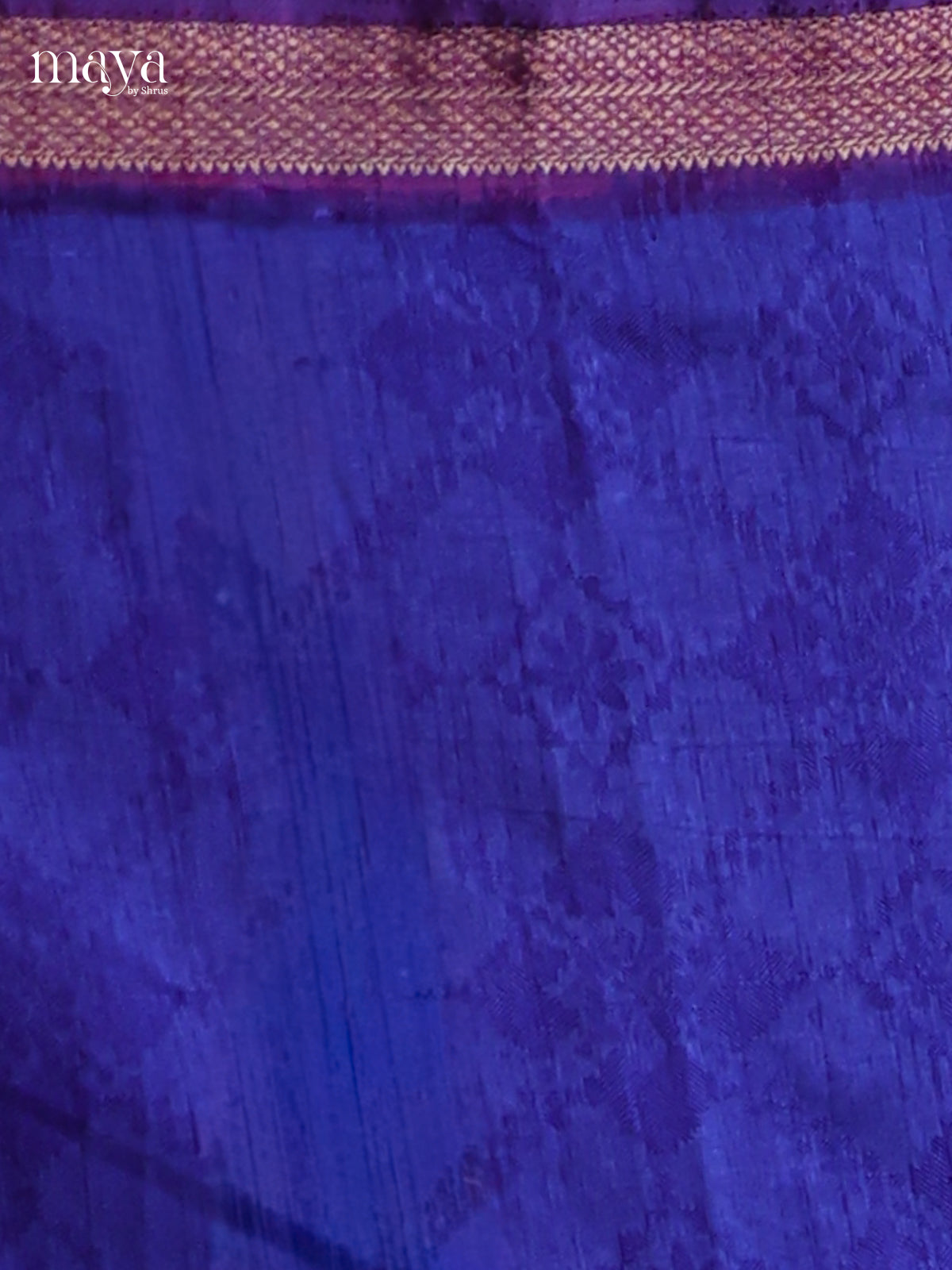 Blue & Purple - Semi patola salwar Unstitched