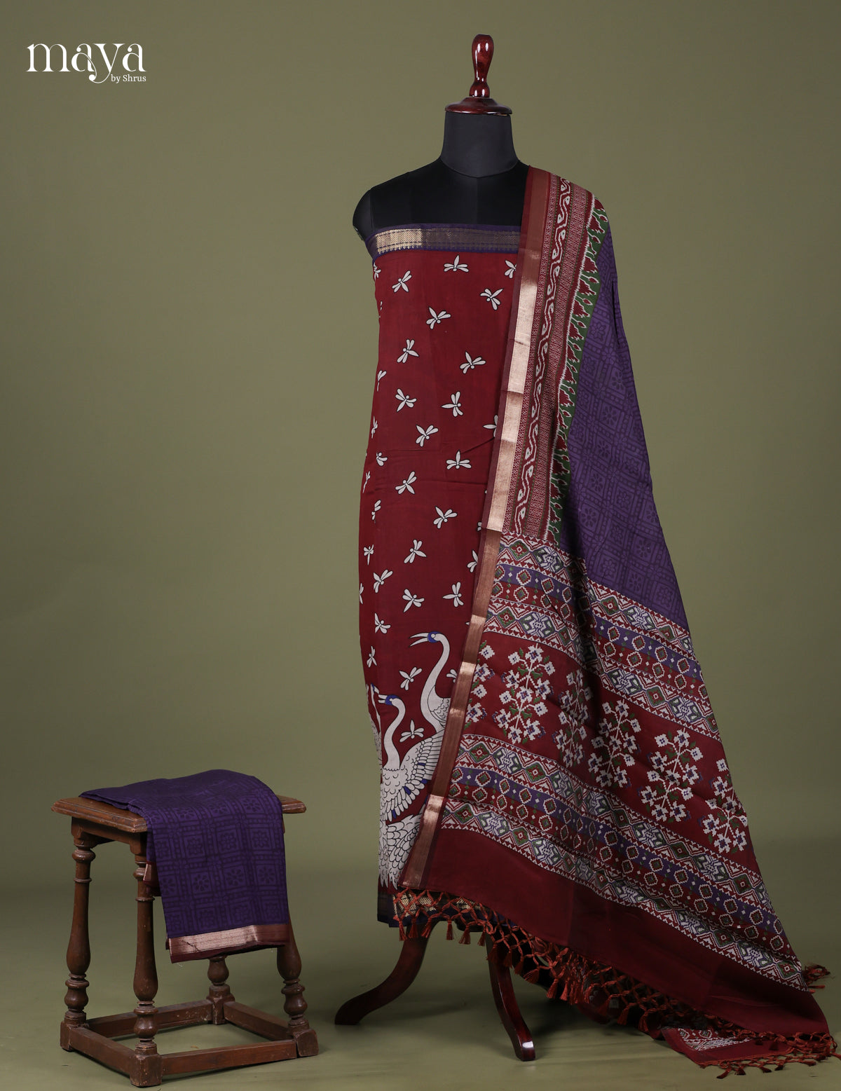 Art Modal Salwar Unstitch - MEG23220