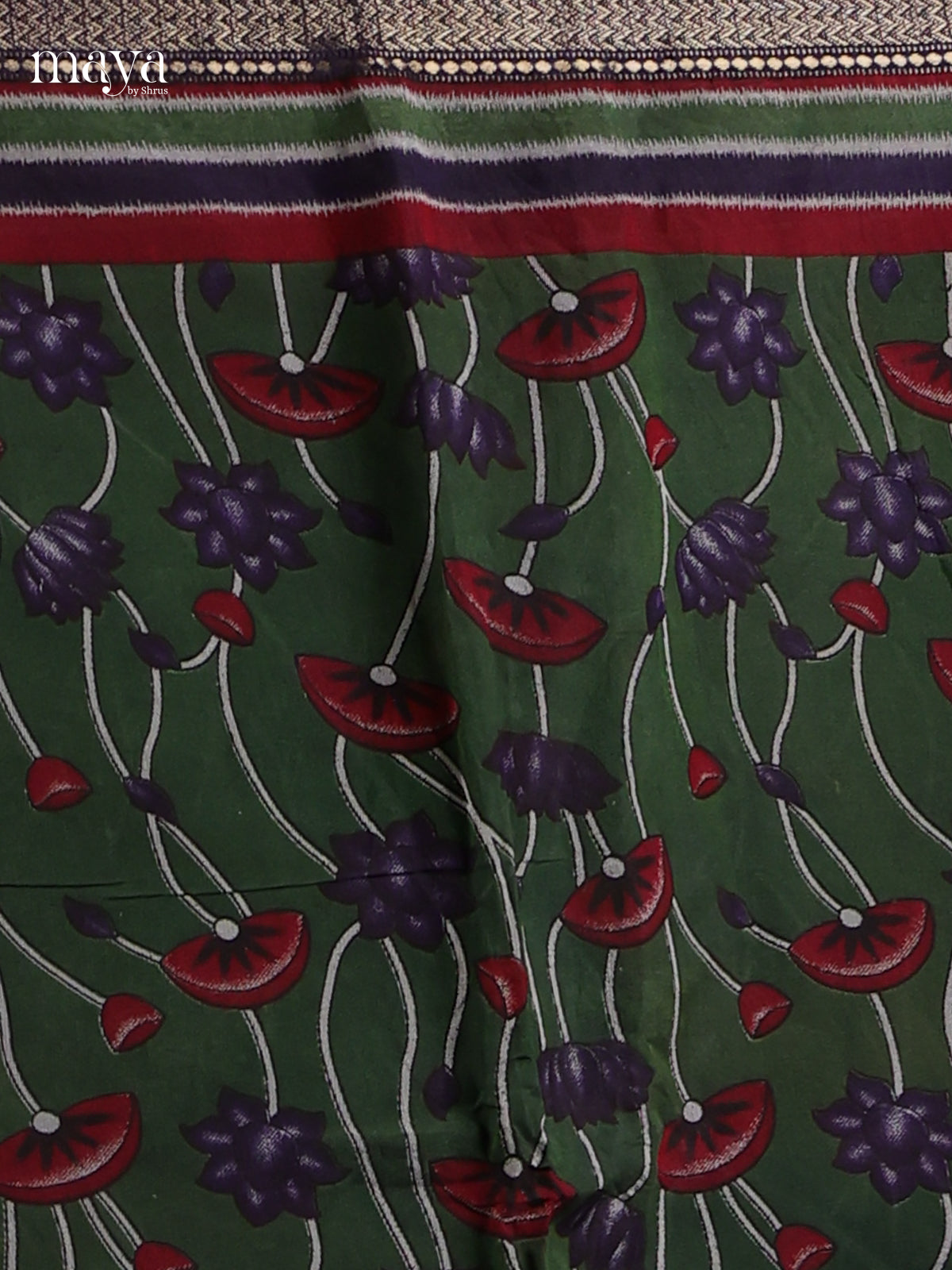 Green & Blue - Art Modal Salwar Unstitch