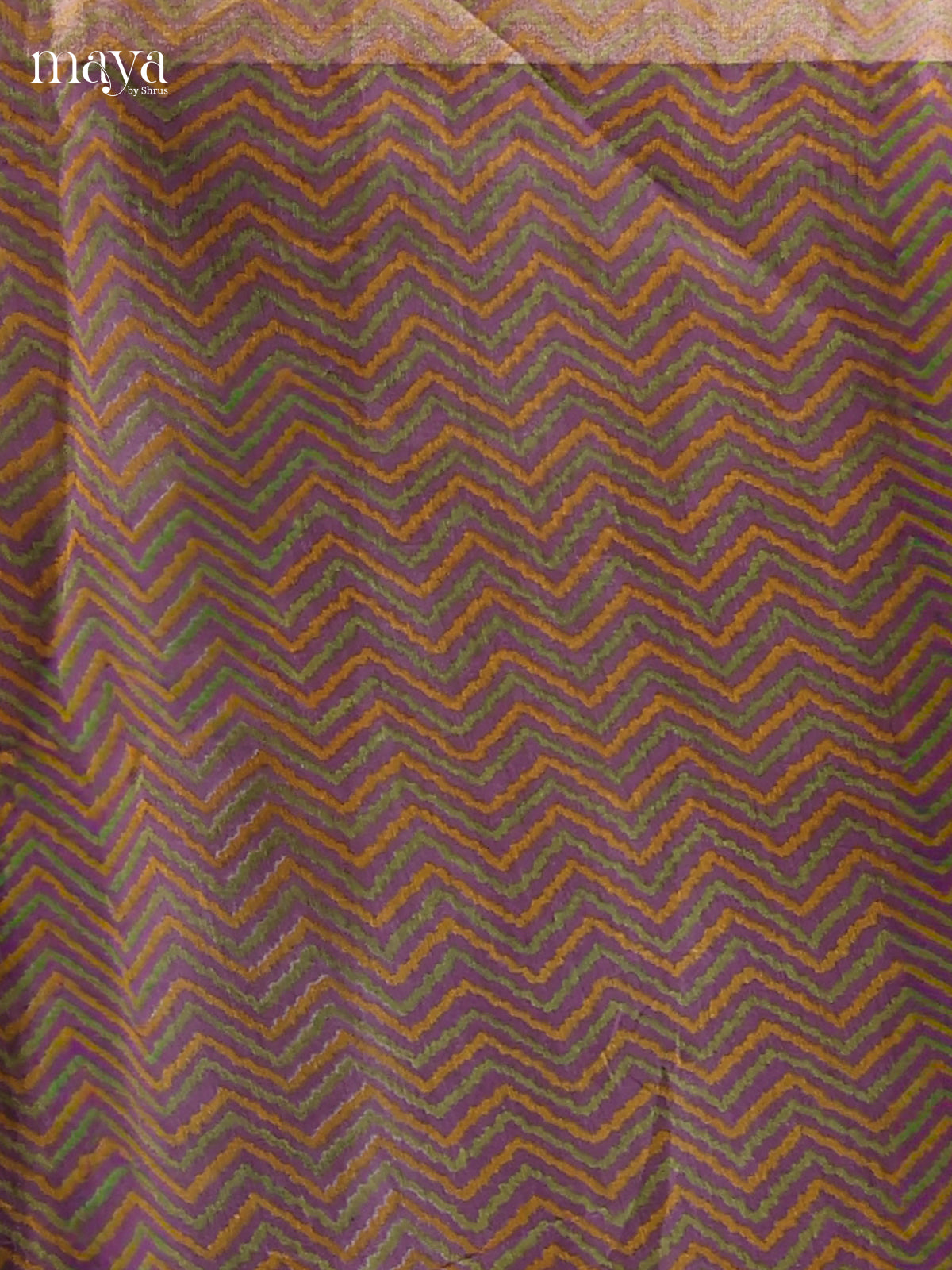 Brown & Mustard - Art Modal Salwar Unstitch