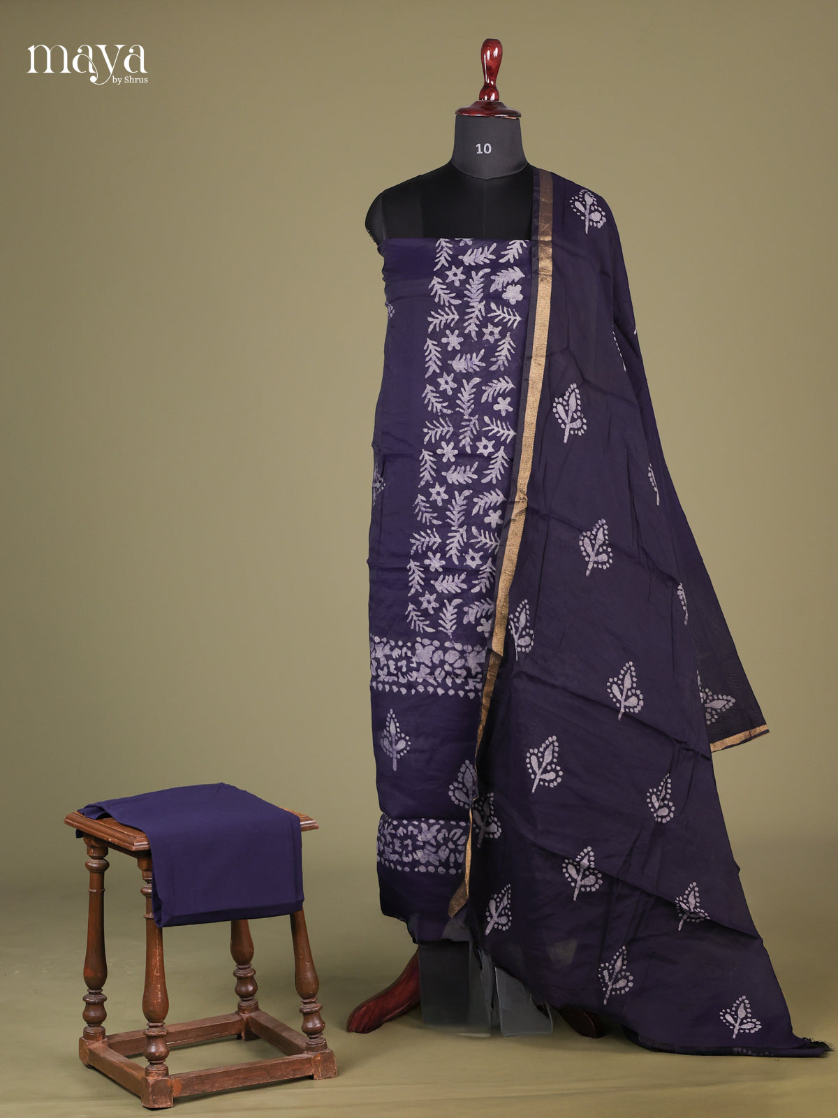 Blue- Bhatik salwar