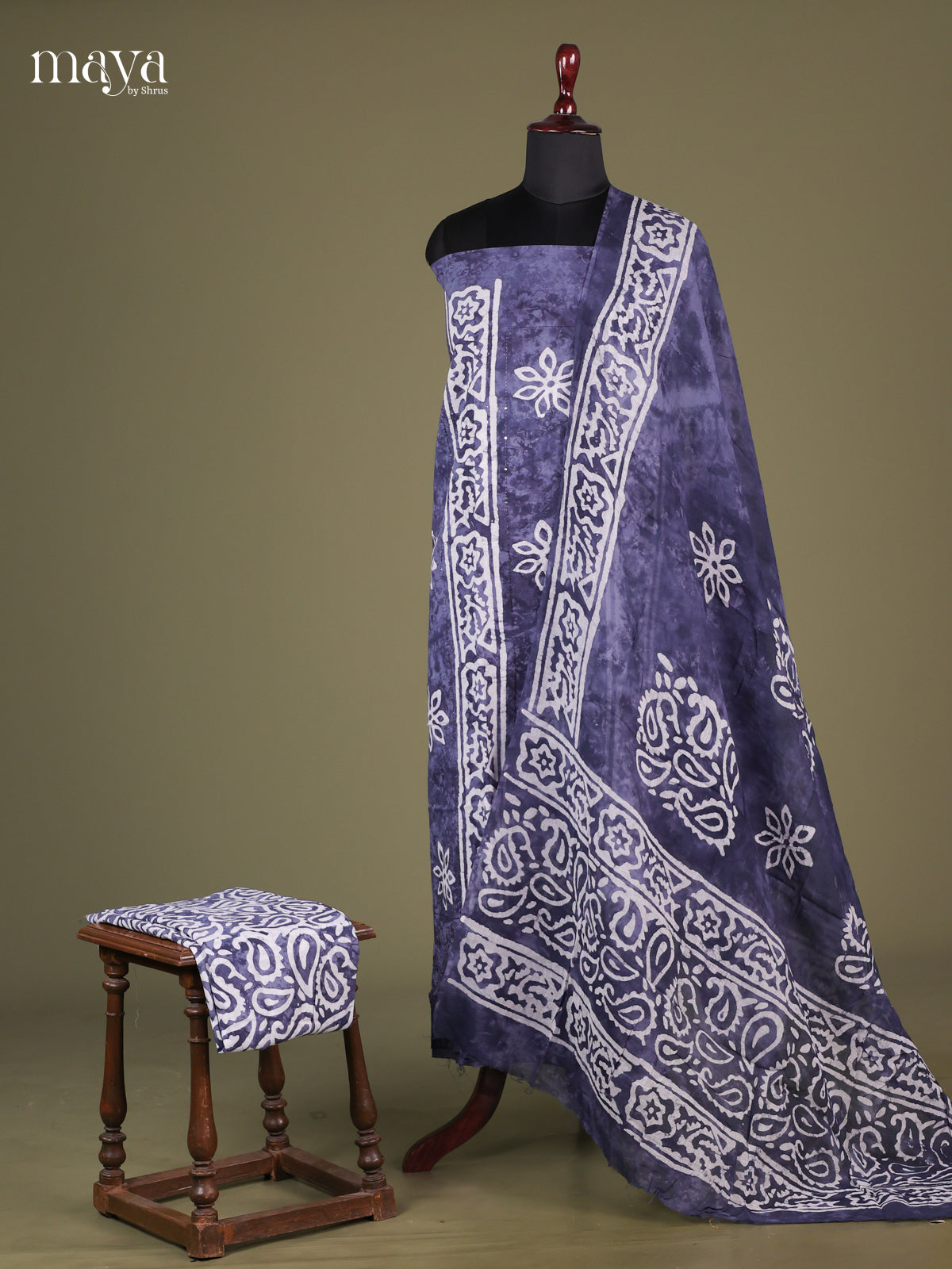Blue & White - Bhatik salwar