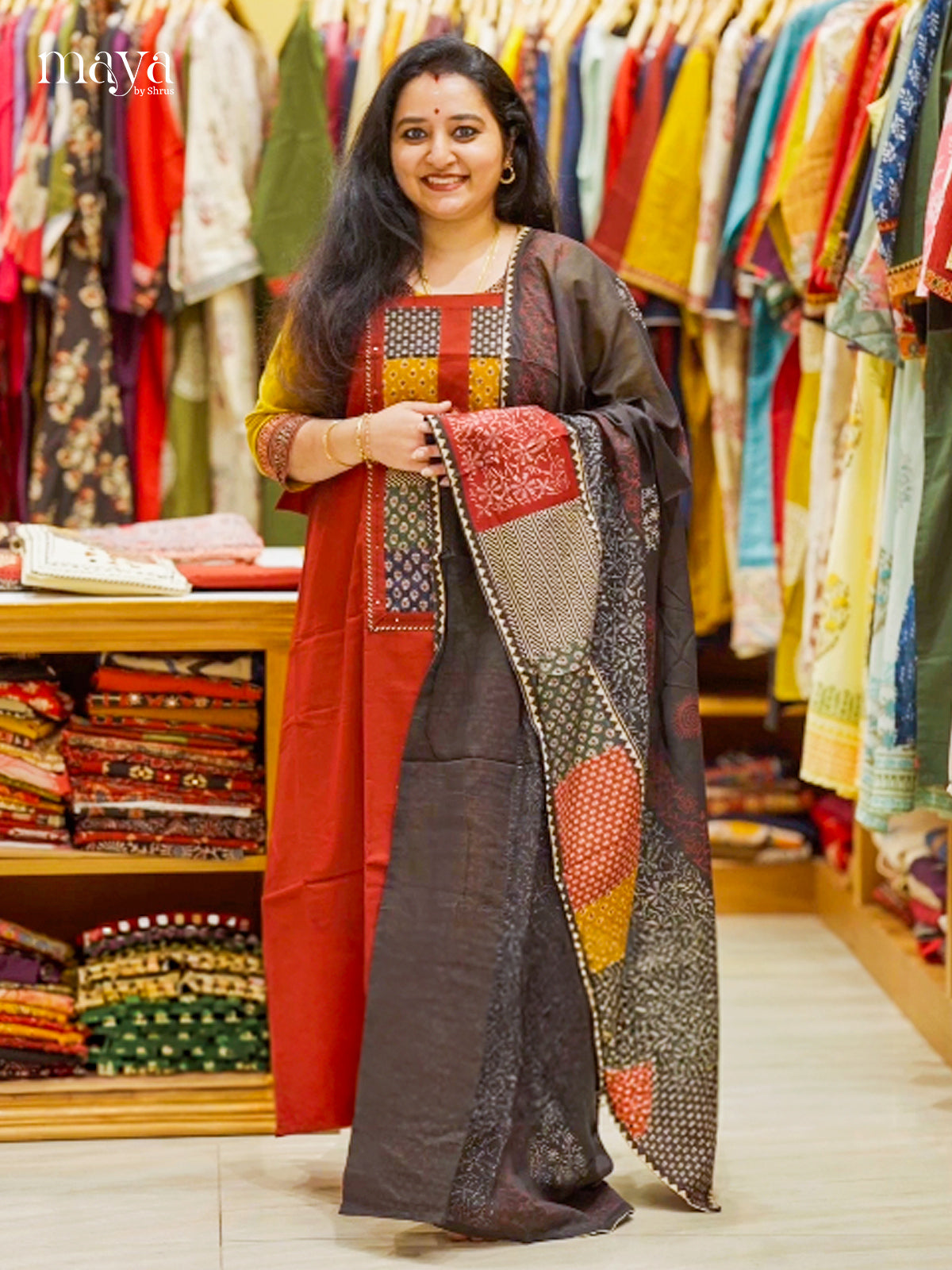 Ajrakh Salwar - MEH26003