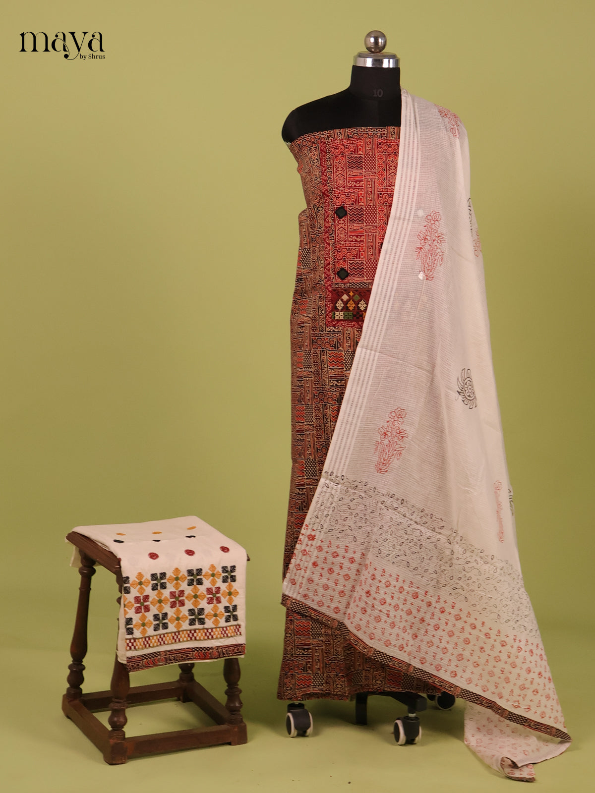 Ajrakh Salwar - MEH26082