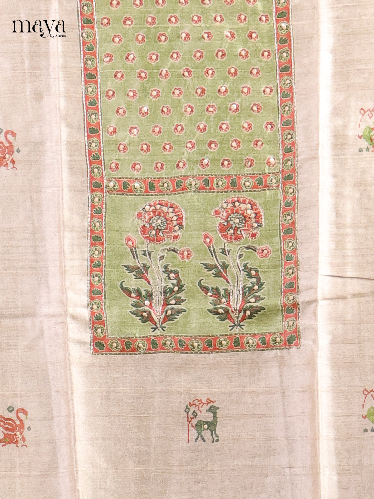 Semi Tussar Salwar - MEI01106