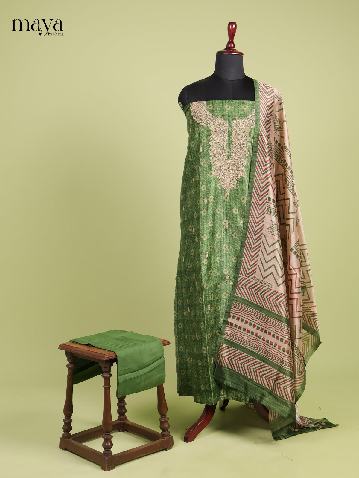 Semi Tussar Salwar - MEI01116