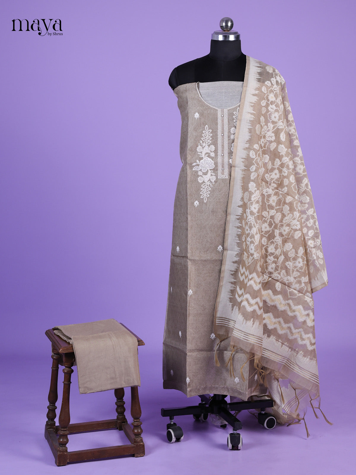 Chanderi salwar - MEI01130