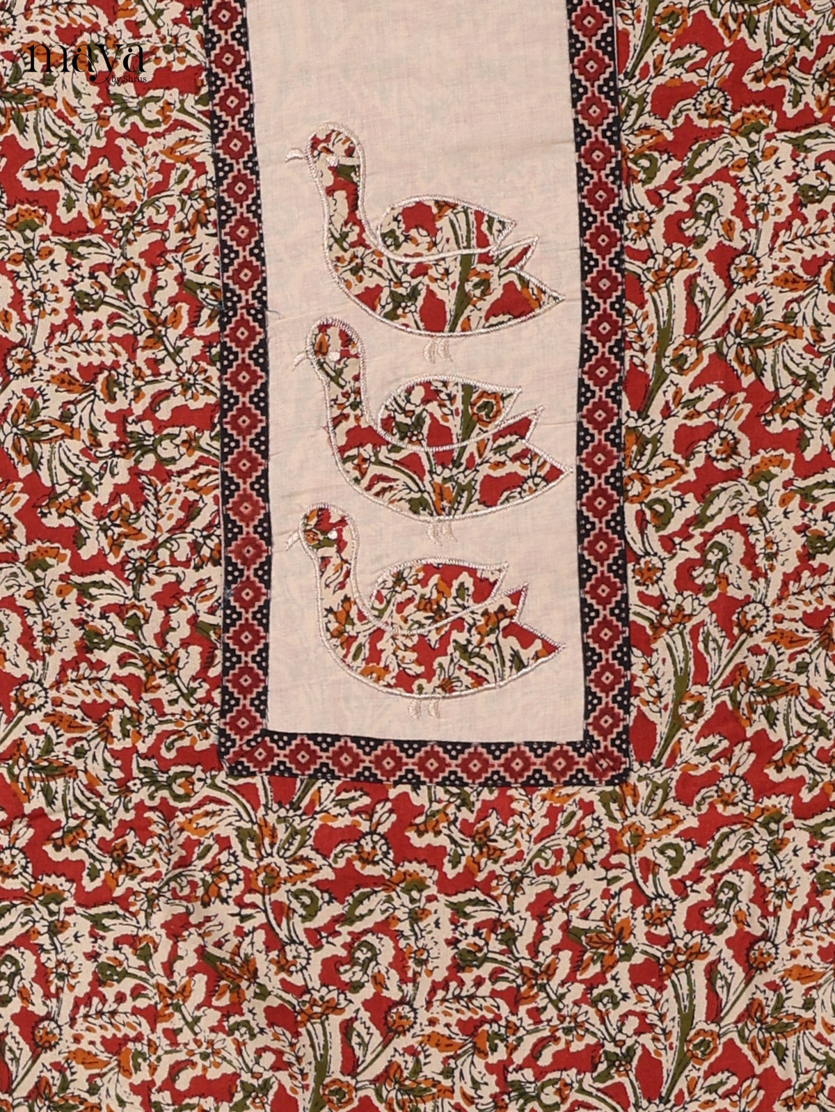 Cream Cotton Salwar - MEI02091