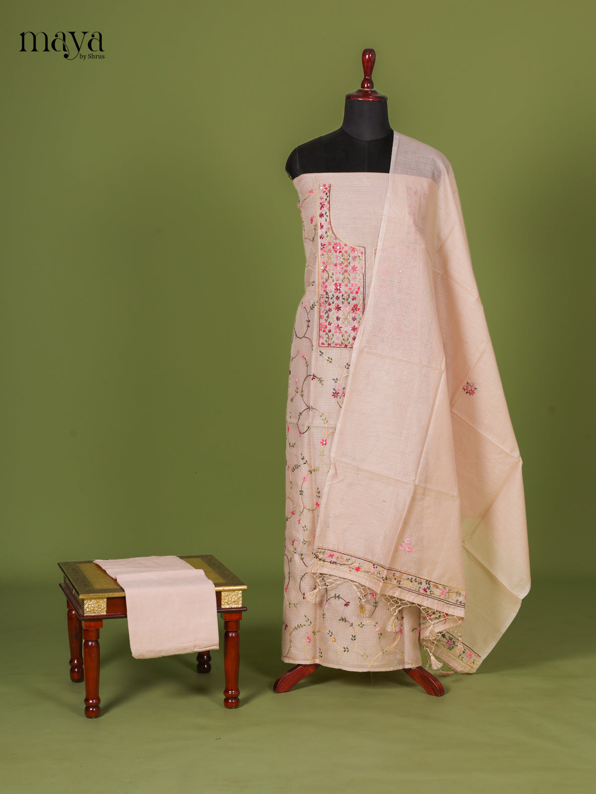 Peach Cotton Salwar - MEI02149