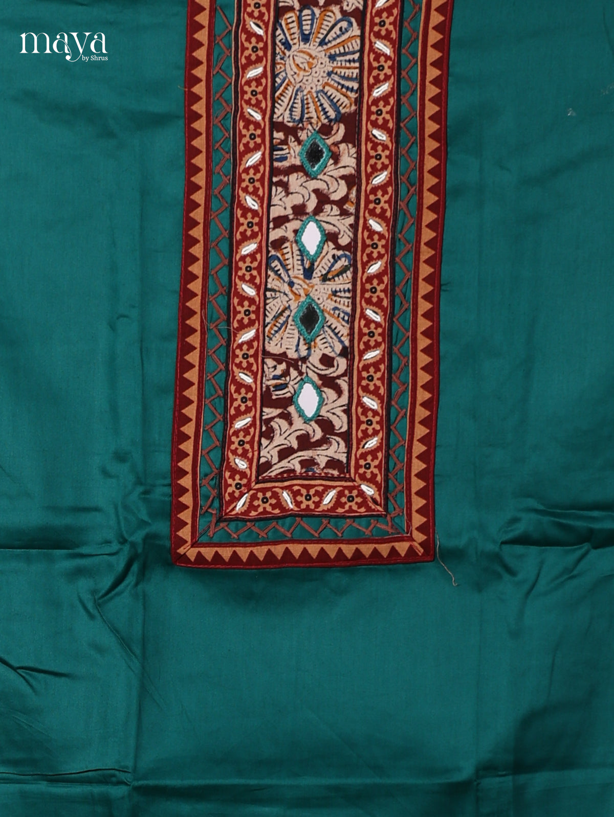 Teal Green Bhatik Salwar - MEI02190