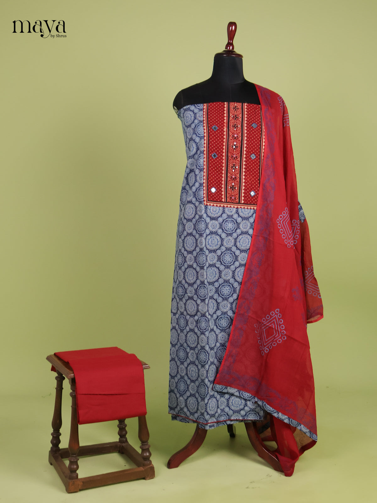 Ajrakh Salwar - MEI03172