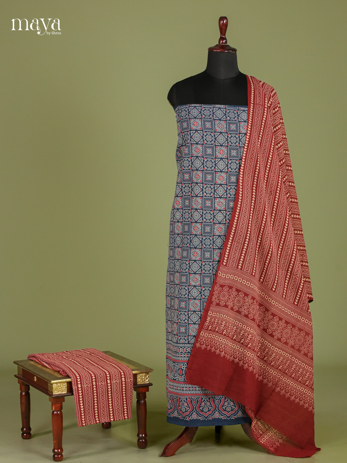 Ajrakh Salwar - MEI11100