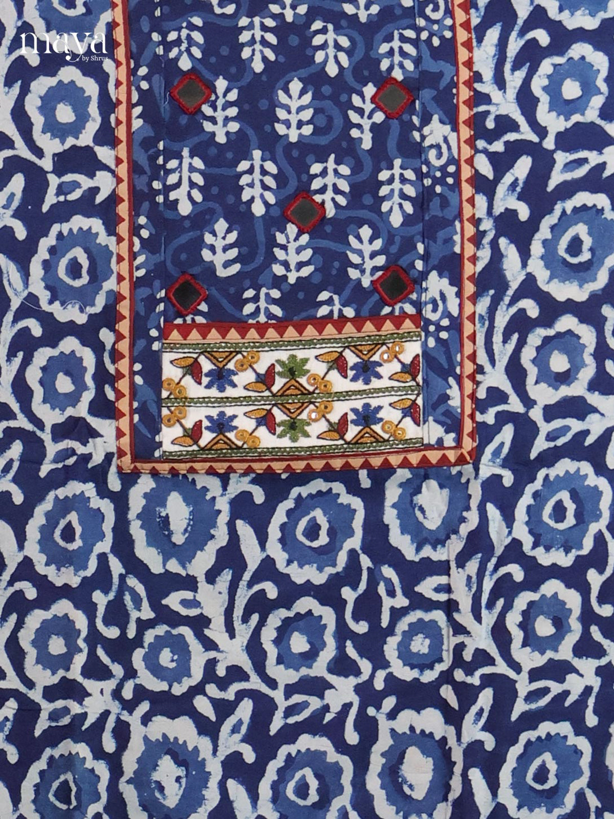 Indigo Blue Ajrakh Salwar - MEI24019