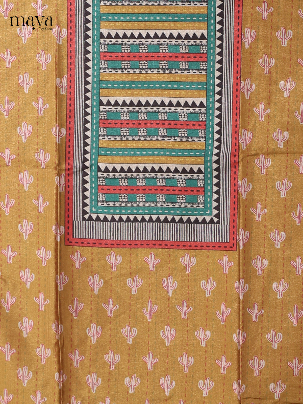 Mustard Yellow Semi Tussar Salwar - MEJ04021