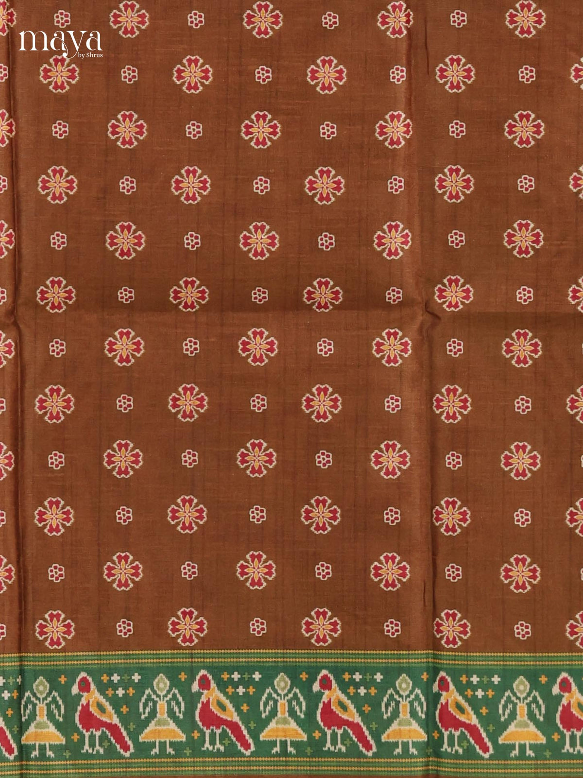 Brown Semi Tussar Salwar - MEJ04028