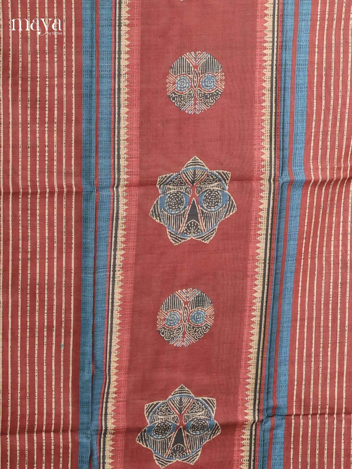 Maroon Semi Tussar Salwar - MEJ04063