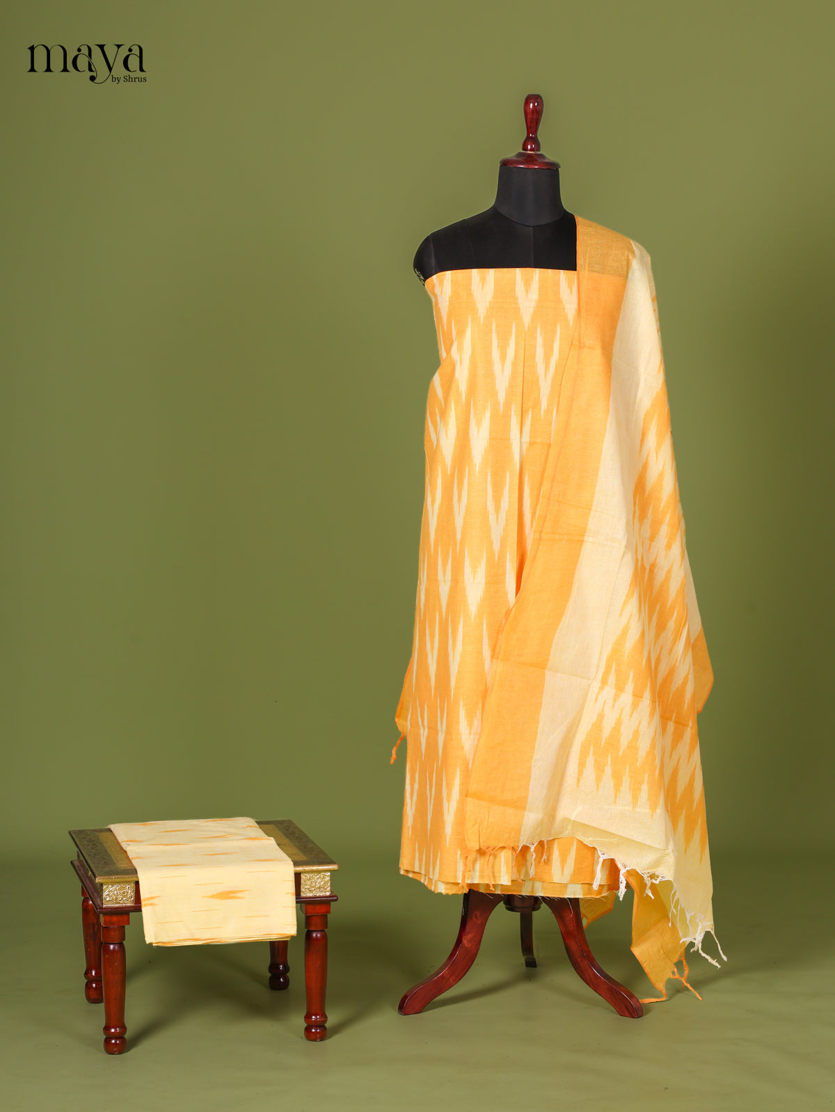 Yellow Ikkat Salwar - MEJ10009