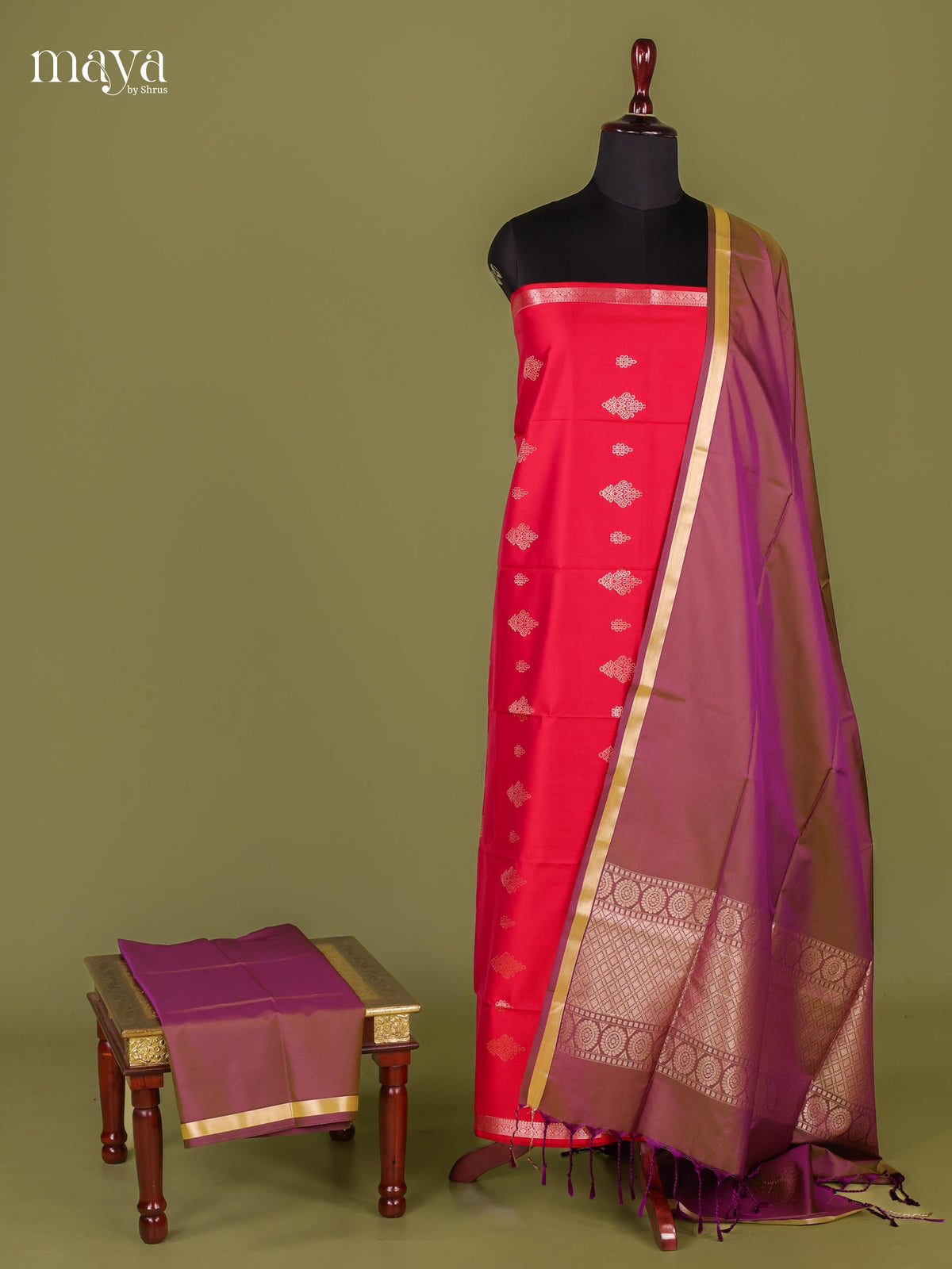 semi softsilk salwar - MEJ10029