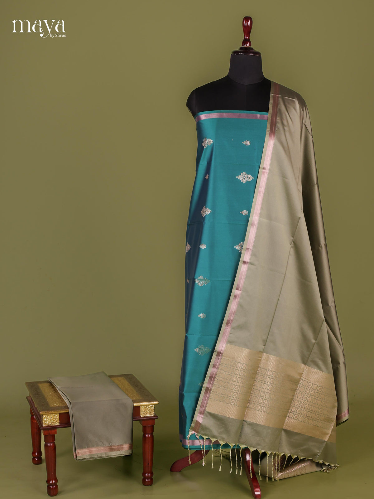 semi softsilk salwar - MEJ10030