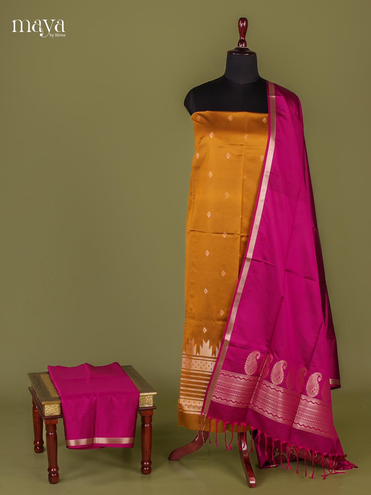 semi softsilk salwar - MEJ10049
