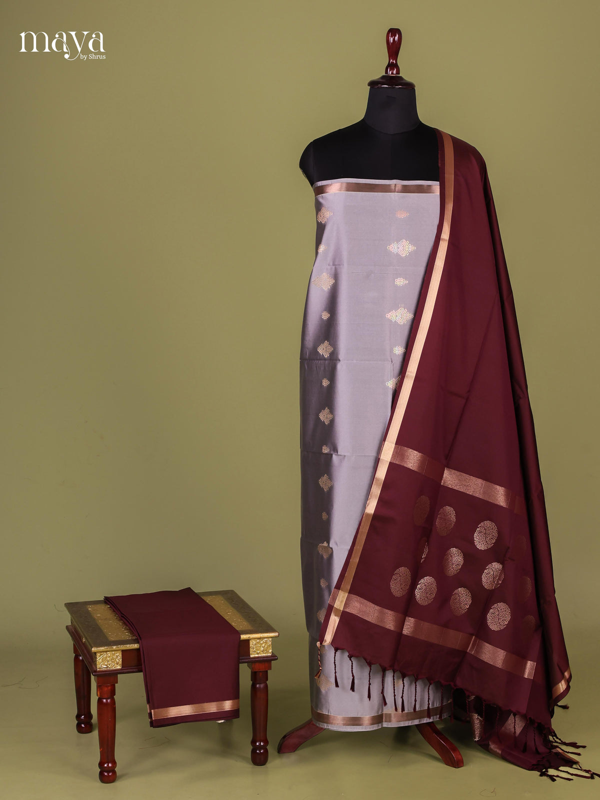 semi softsilk salwar - MEJ10062