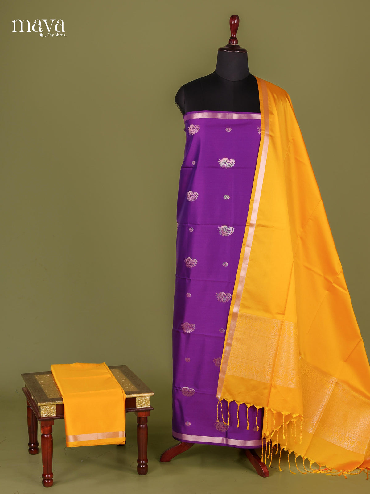 semi softsilk salwar - MEJ10084