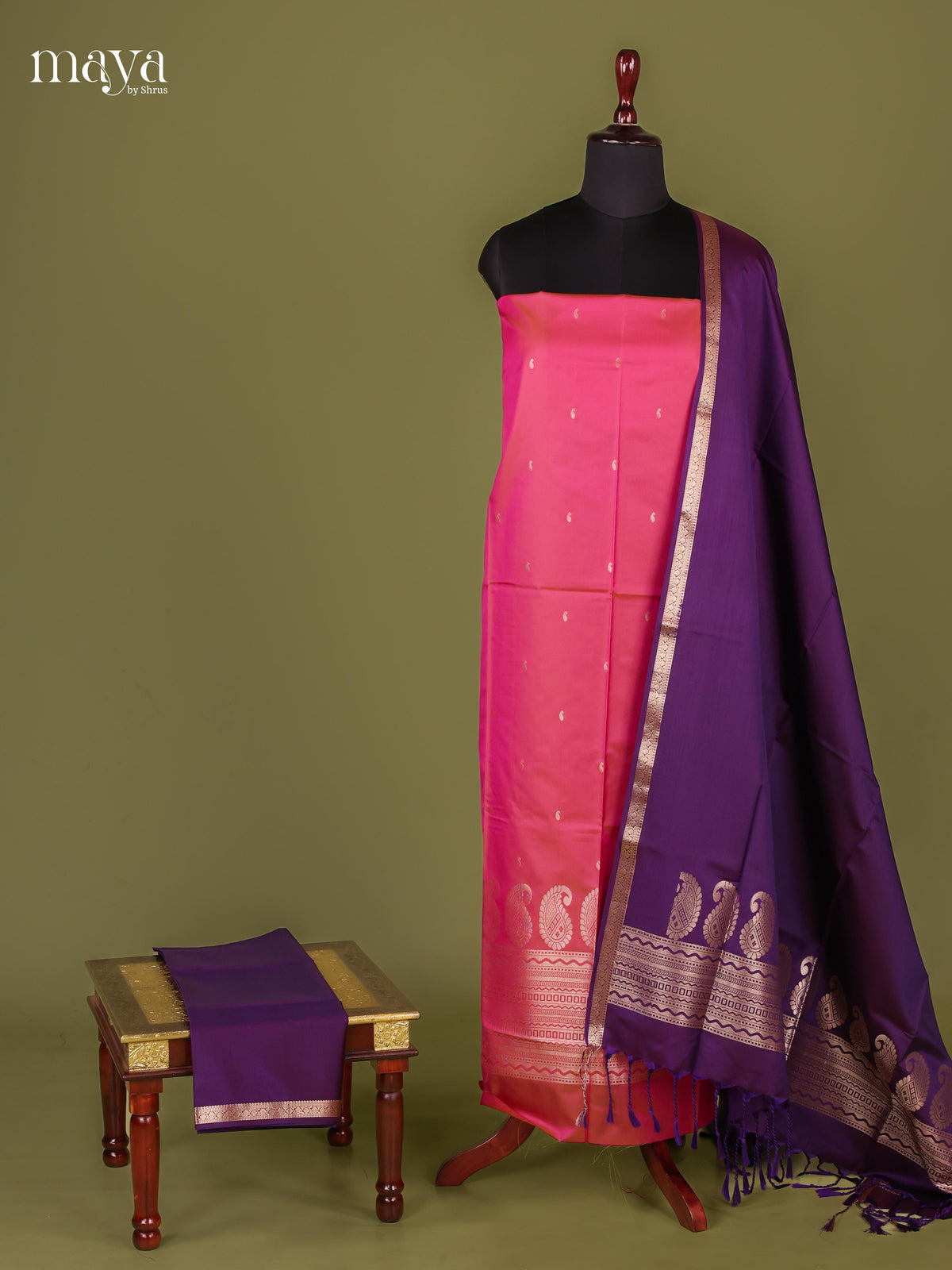 semi softsilk salwar - MEJ10087