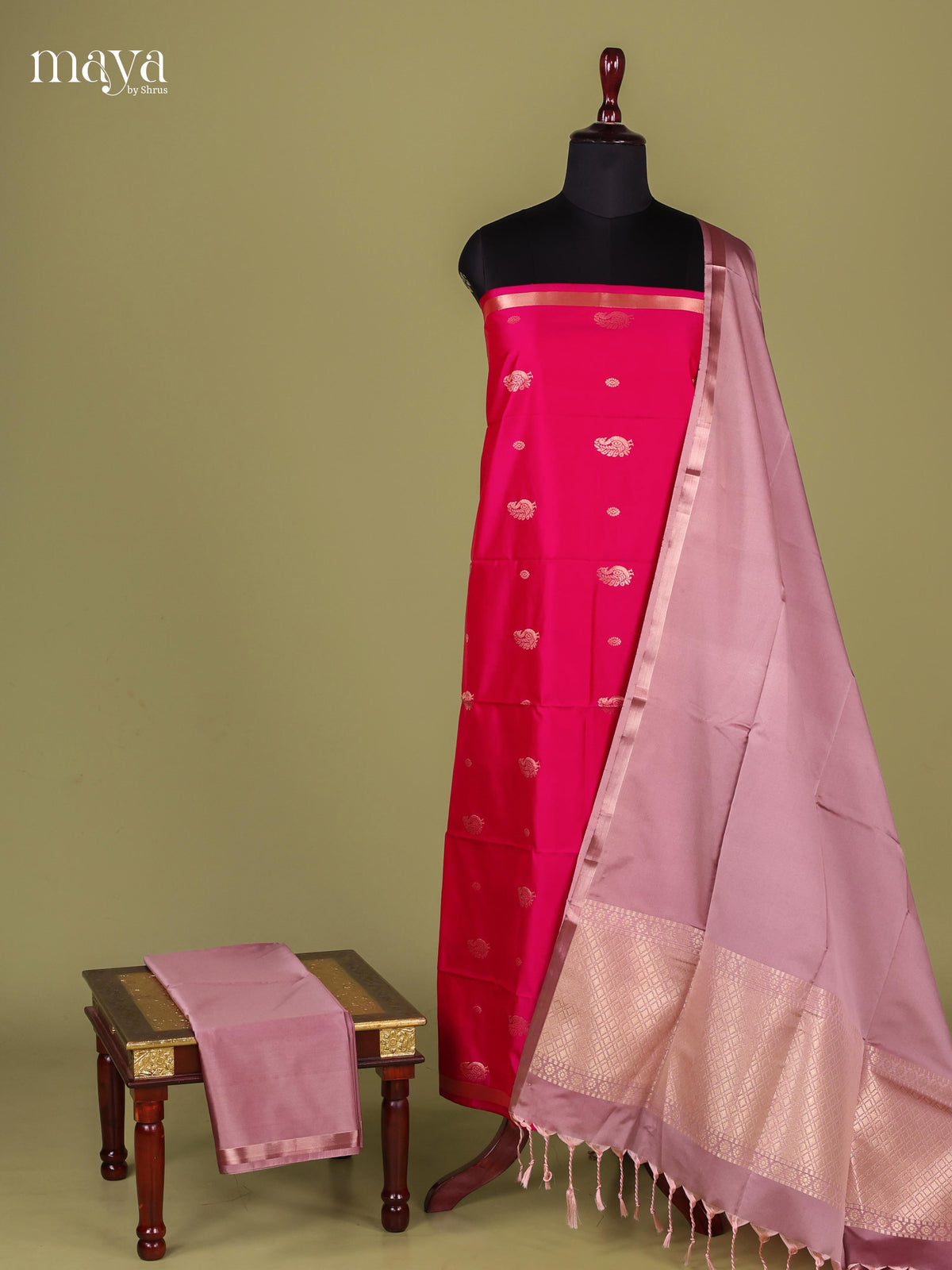 semi softsilk salwar - MEJ10088