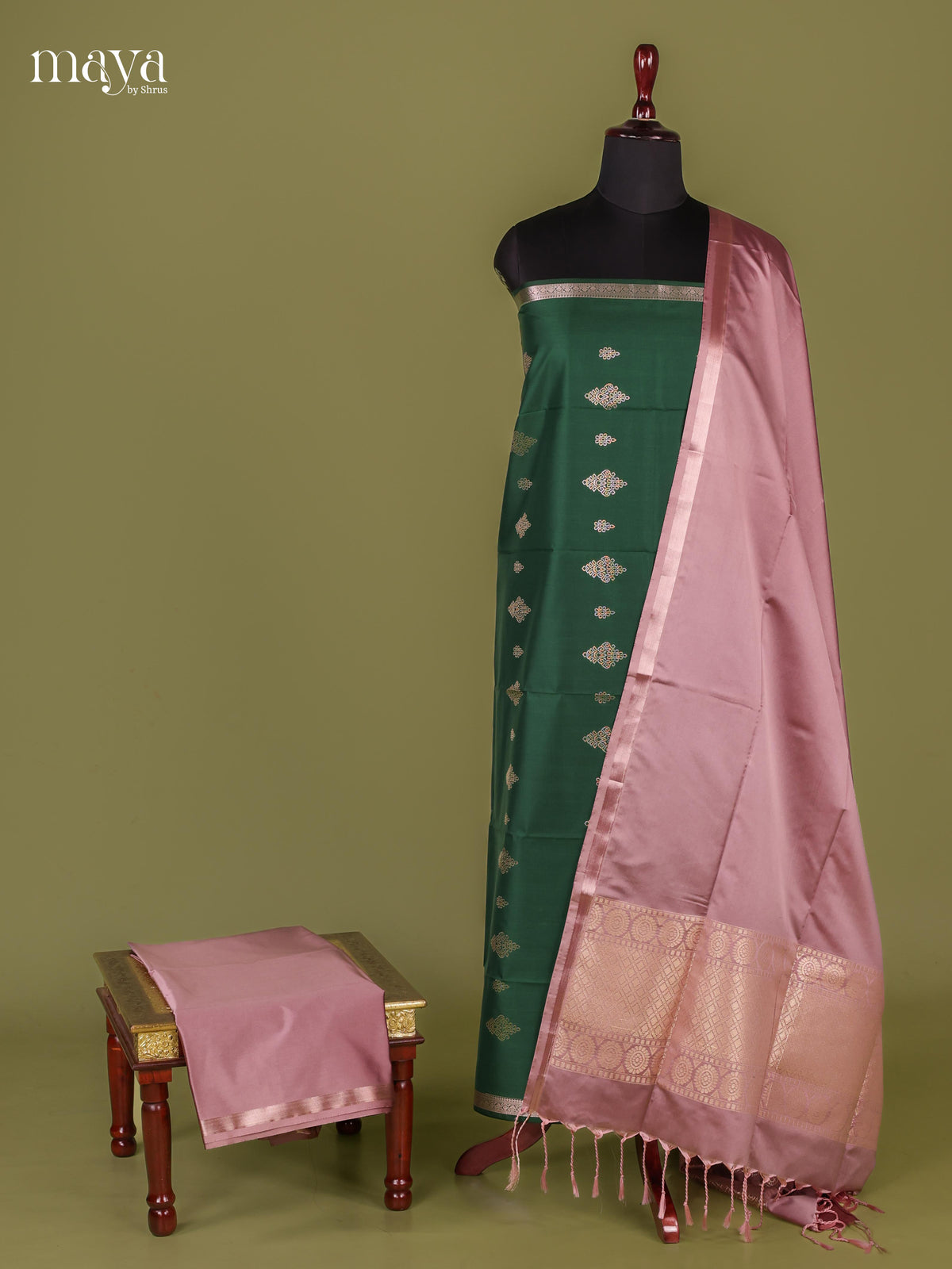 semi softsilk salwar - MEJ10096