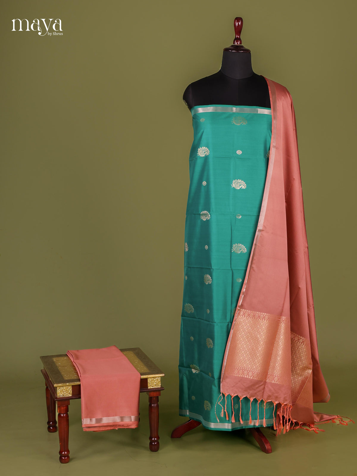 semi softsilk salwar - MEJ10097