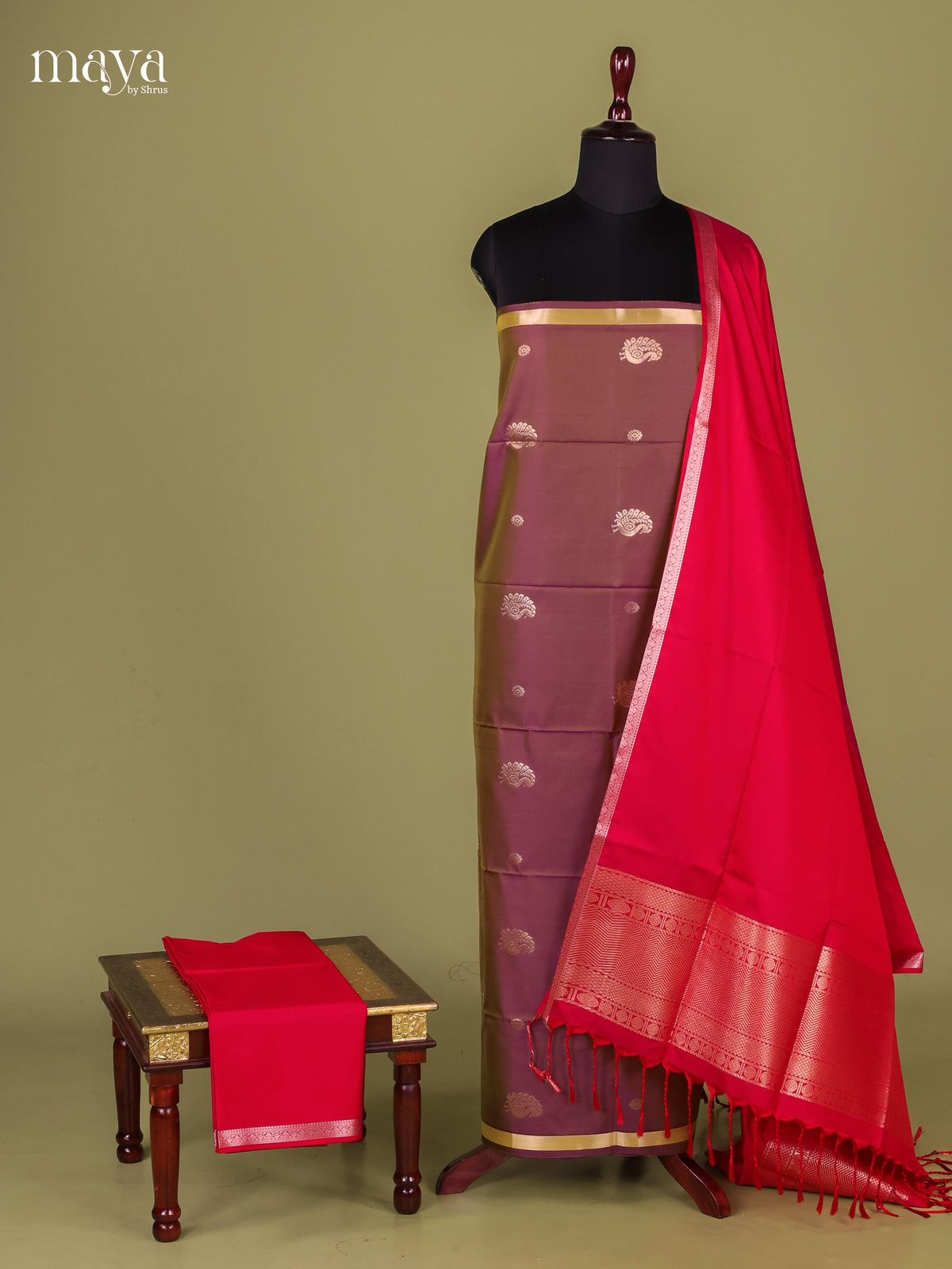 semi softsilk salwar - MEJ10104