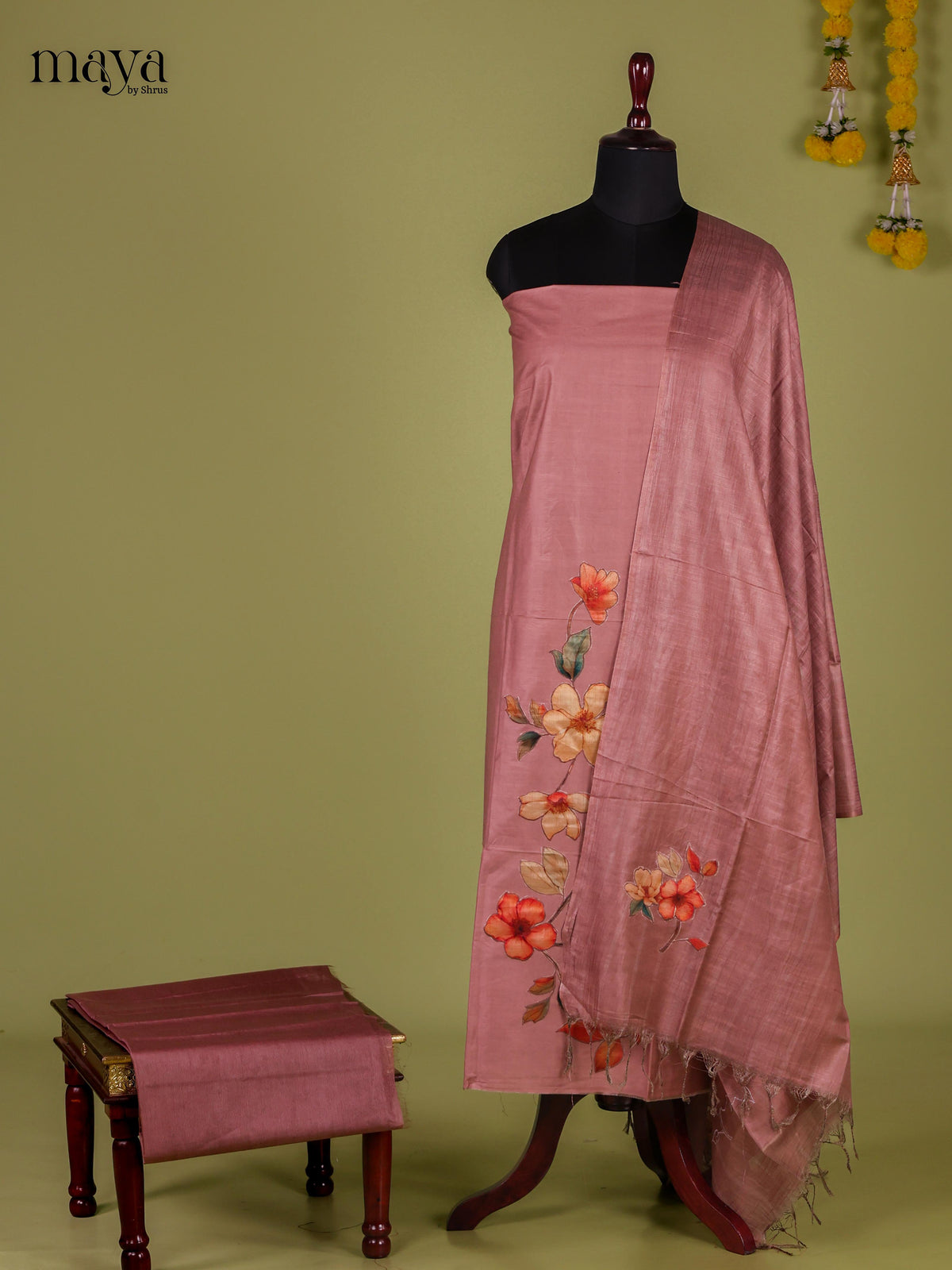 Applique Unstitch Salwar - MEJ12035