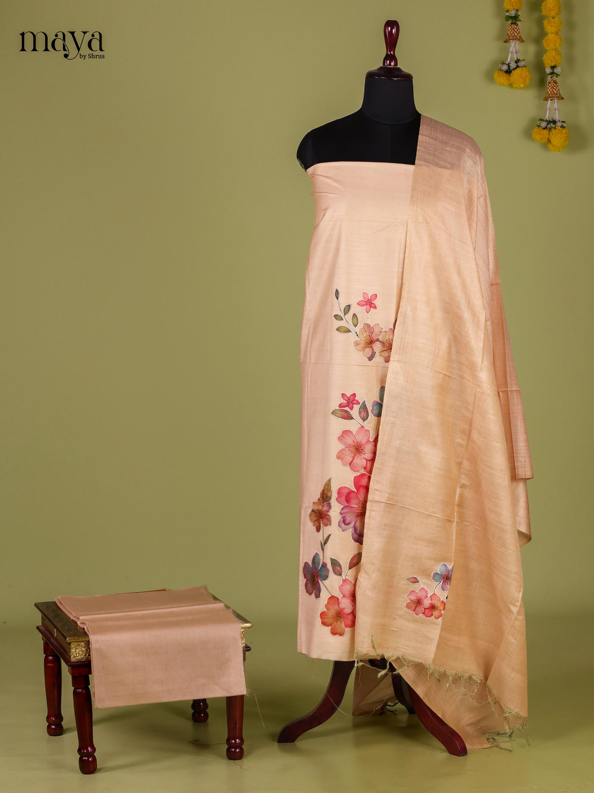 Applique Unstitch Salwar - MEJ12037