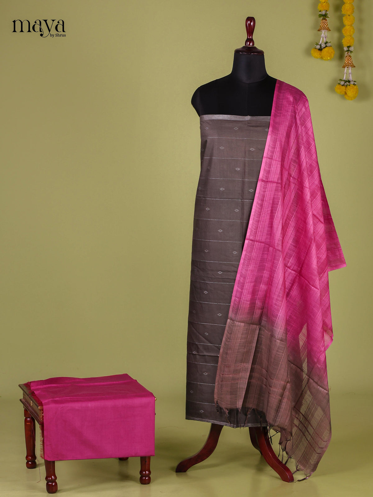 Semi Tussar Salwar - MEJ12090