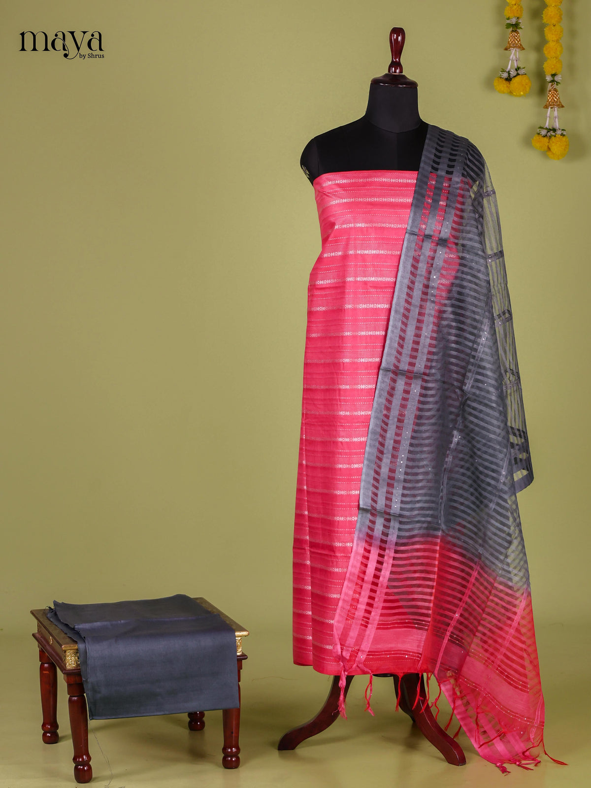 Semi Tussar Salwar - MEJ12114