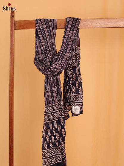 Blue Bandhani Cotton Dupatta - Shop on Shrus.com