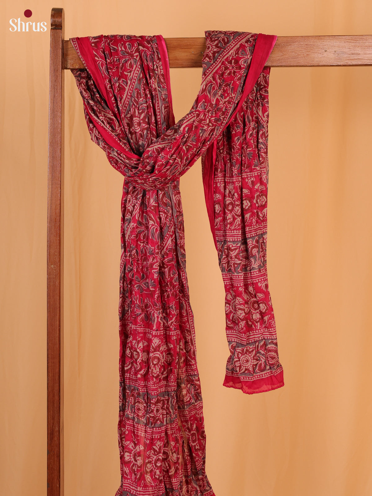 Pink Synthetic Cotton Dupatta - Shop on Shrus.com