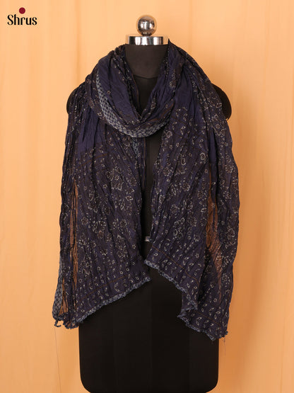 Brown Ajrakh Cotton Mix Dupatta - Shop on Shrus.com
