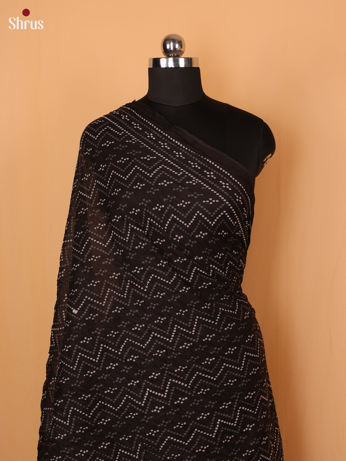 Blue Bandhani Cotton Dupatta - Shop on Shrus.com