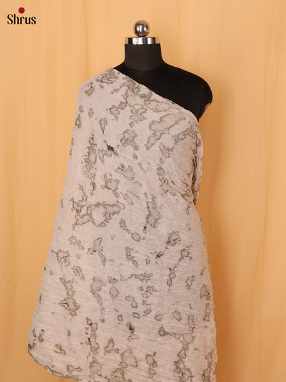Grey Shibori Cotton Dupatta - MCL21170 - Shop on Shrus.com