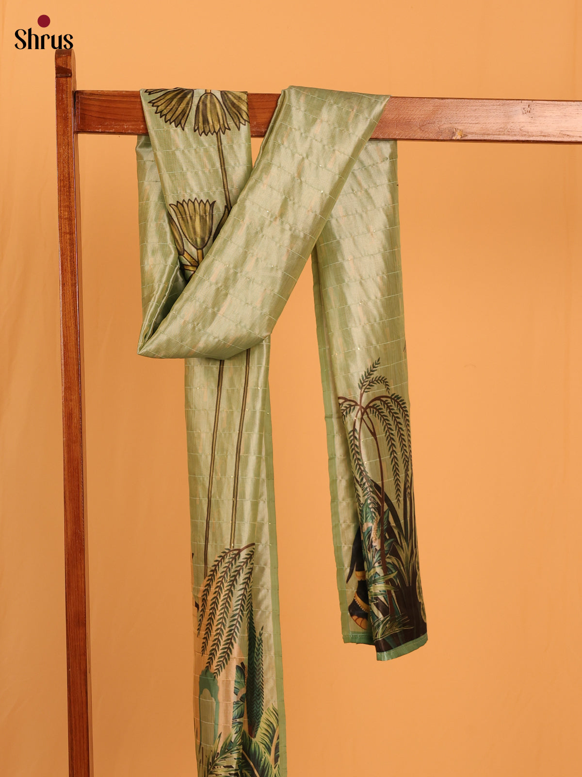 11A Multi colour Digital Print Semi Silk Dupatta - MCL28086 - Shop on Shrus.com