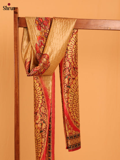 Multi colour Digital Print Semi Silk Dupatta - MCL28098 - Shop on Shrus.com