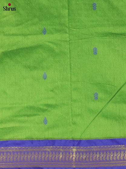 Green & Blue - Kalyani Cotton unstitched Top & Dupatta - MDA10001 - Shop on Shrus.com