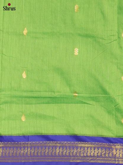 Green & Blue - Kalyani Cotton unstitched Top & Dupatta - MDA10003 - Shop on Shrus.com